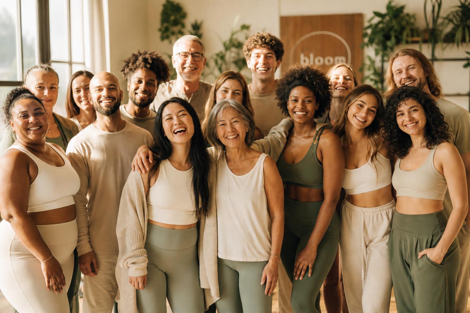Woman in warm natural light embodying calm wellness